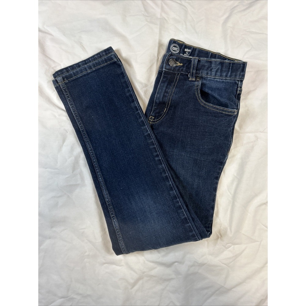 Wonder Nation Girls Blue Jeans 14 Slim‎